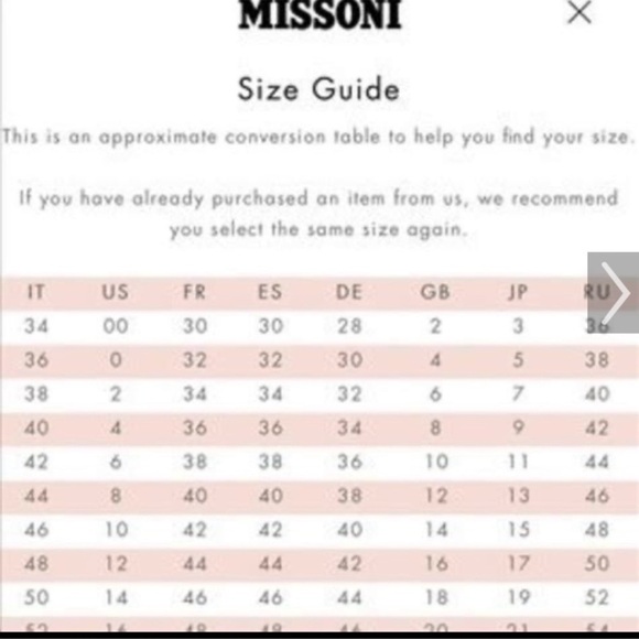 VTG 80’s Missoni Orange Label Chevron Wool Blend Skirt IT42/US 6 - Picture 8 of 9